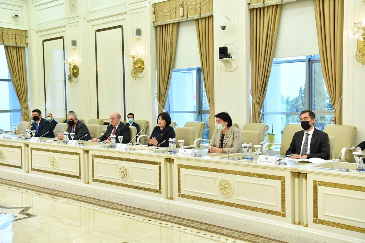 Sahibə Qafarova Binəli Yıldırımın başçılıq etdiyi nümayəndə heyəti ilə görüşüb (FOTO) - Gallery Image