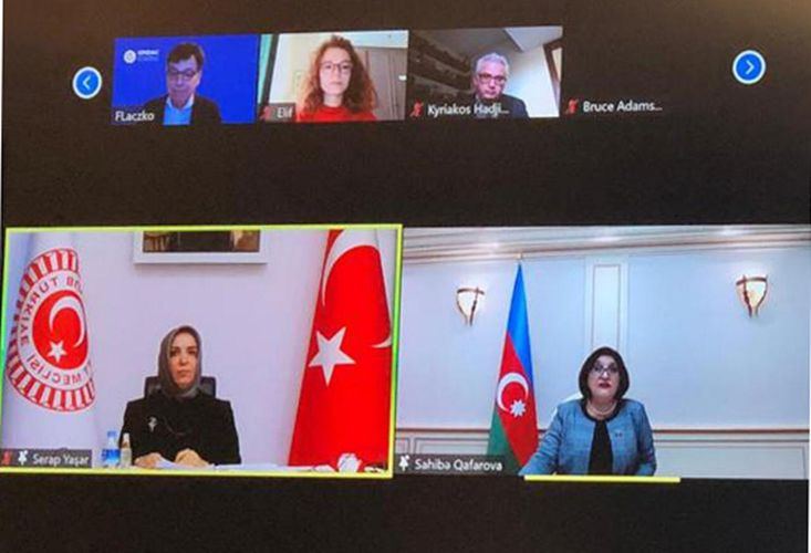 Sahibə Qafarova TBMM və AŞPA-nın təşəbbüsü ilə keçirilən beynəlxalq konfransa qatılıb (FOTO) - Gallery Image