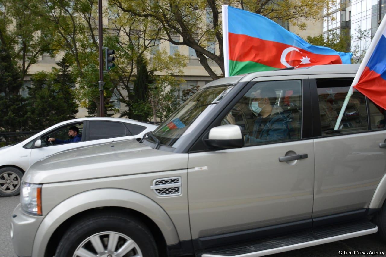 Kəlbəcərin işğaldan azad olunması münasibətilə yürüş keçirilir (FOTO) - Gallery Image