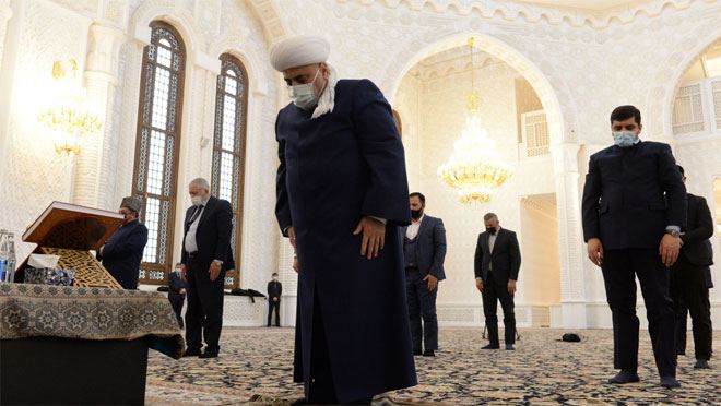 Heydər məscidində anım mərasimi keçirilib (FOTO) - Gallery Image
