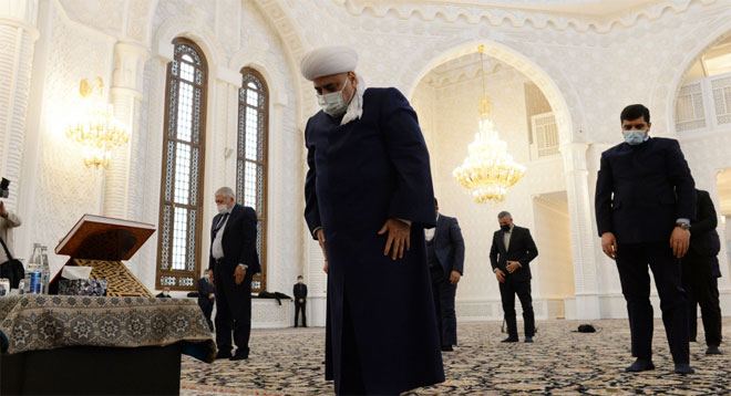 Heydər məscidində anım mərasimi keçirilib (FOTO) - Gallery Image