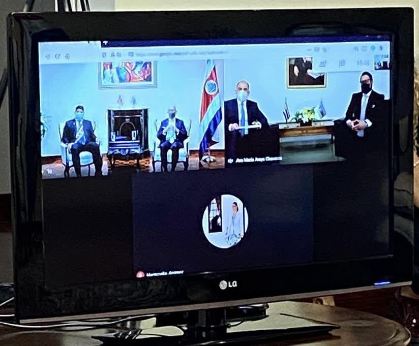 Azərbaycan səfiri etimadnaməsini Kosta-Rikada Prezidentinə təqdim edib (FOTO) - Gallery Image