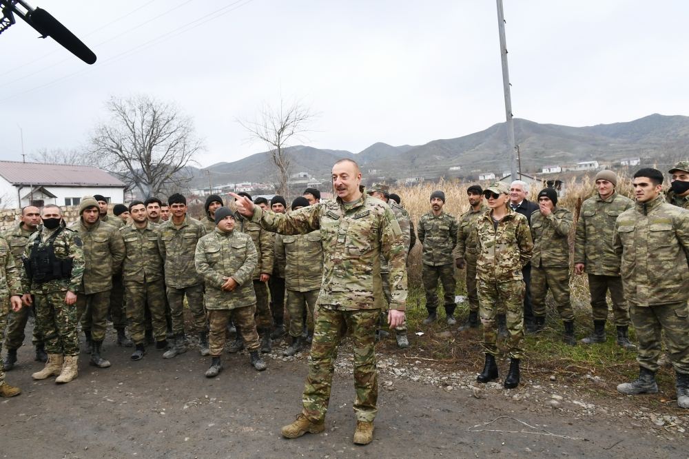Prezident İlham Əliyev və birinci xanım Mehriban Əliyeva Qubadlı və Zəngilan rayonlarında olublar (FOTO/VİDEO) - Gallery Image