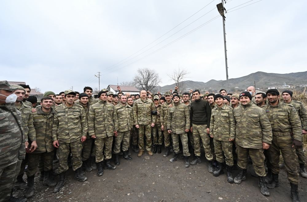 Prezident İlham Əliyev və birinci xanım Mehriban Əliyeva Qubadlı və Zəngilan rayonlarında olublar (FOTO/VİDEO) - Gallery Image