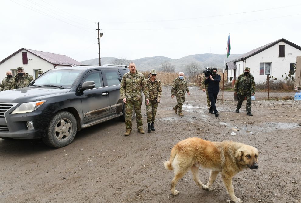 Prezident İlham Əliyev və birinci xanım Mehriban Əliyeva Qubadlı və Zəngilan rayonlarında olublar (FOTO/VİDEO) - Gallery Image