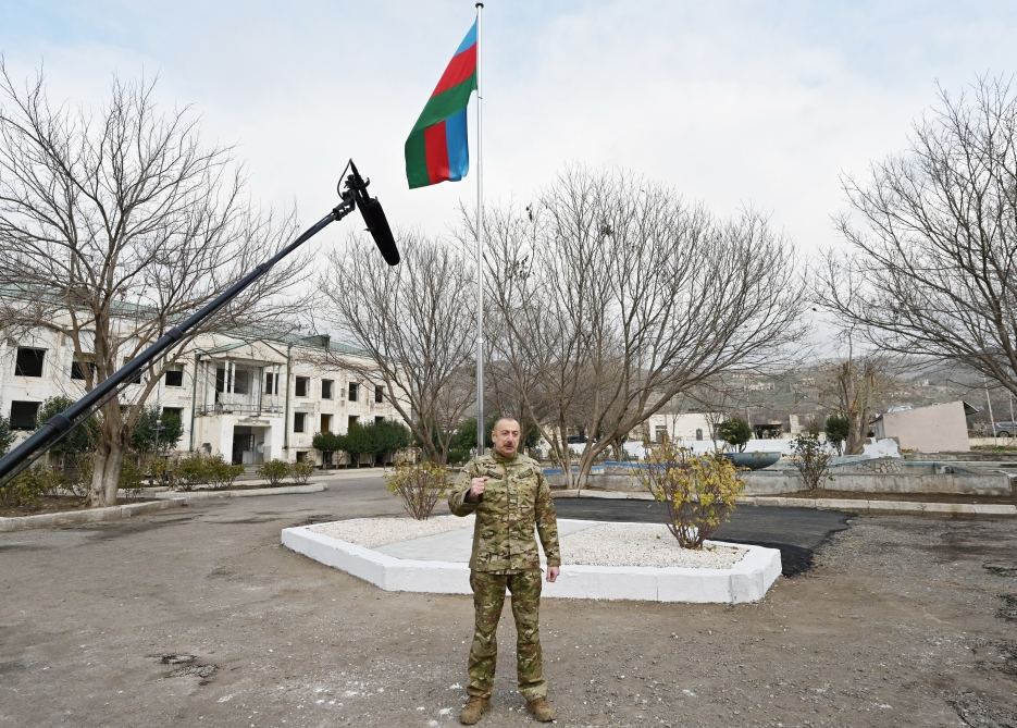 Prezident İlham Əliyev və birinci xanım Mehriban Əliyeva Qubadlı və Zəngilan rayonlarında olublar (FOTO/VİDEO) - Gallery Image
