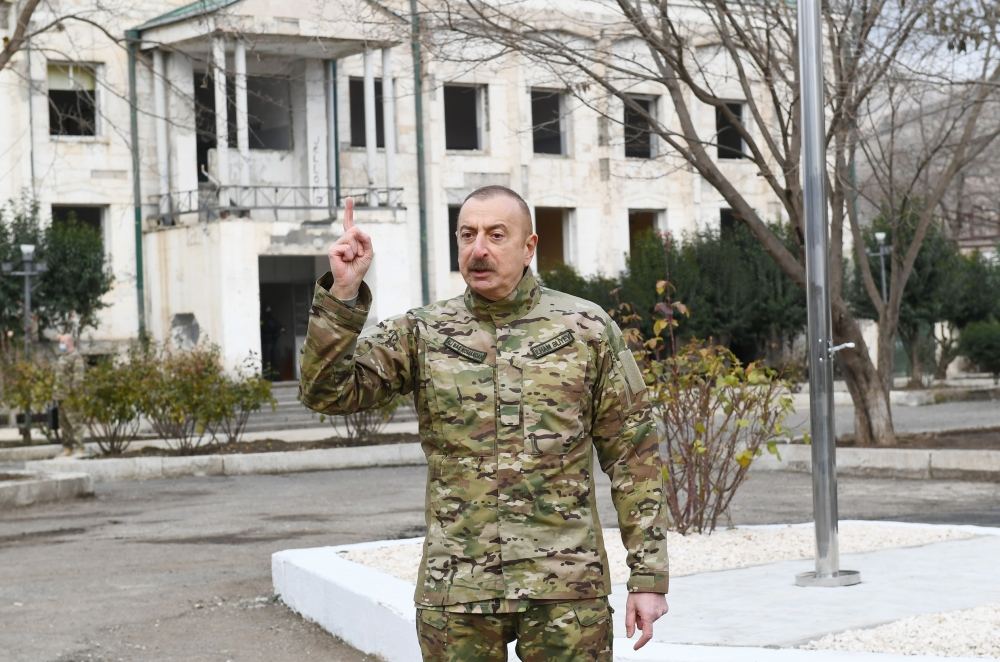 Prezident İlham Əliyev və birinci xanım Mehriban Əliyeva Qubadlı və Zəngilan rayonlarında olublar (FOTO/VİDEO) - Gallery Image