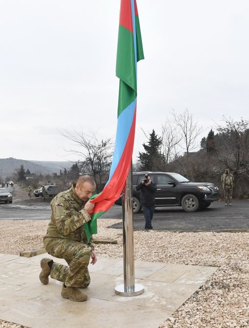 Prezident İlham Əliyev və birinci xanım Mehriban Əliyeva Qubadlı və Zəngilan rayonlarında olublar (FOTO/VİDEO) - Gallery Image