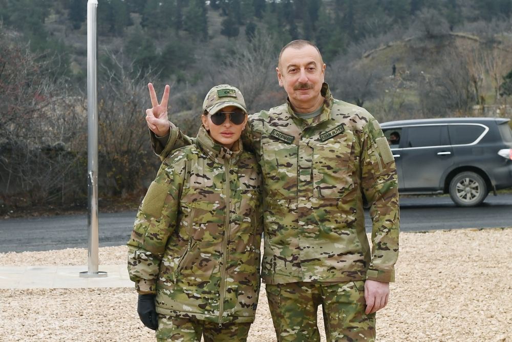 Prezident İlham Əliyev və birinci xanım Mehriban Əliyeva Qubadlı və Zəngilan rayonlarında olublar (FOTO/VİDEO) - Gallery Image
