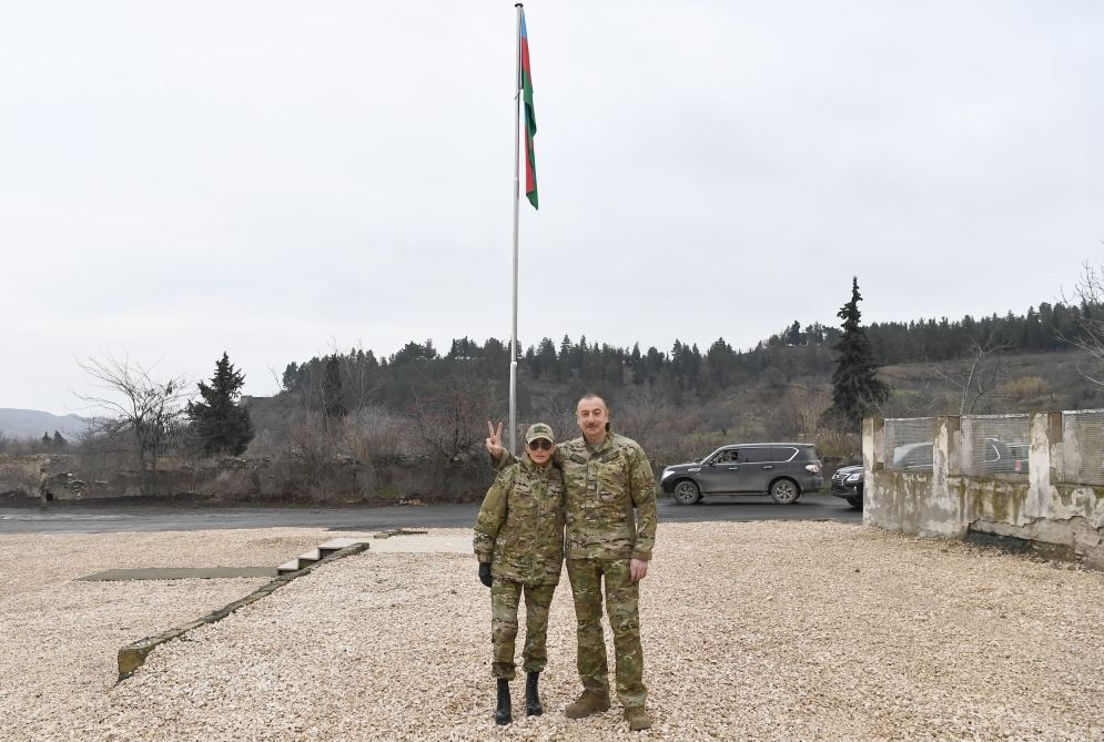 Prezident İlham Əliyev və birinci xanım Mehriban Əliyeva Qubadlı və Zəngilan rayonlarında olublar (FOTO/VİDEO) - Gallery Image