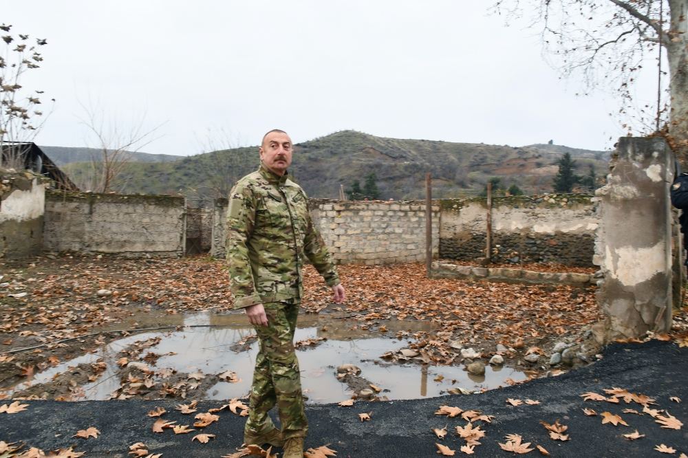 Prezident İlham Əliyev və birinci xanım Mehriban Əliyeva Qubadlı və Zəngilan rayonlarında olublar (FOTO/VİDEO) - Gallery Image