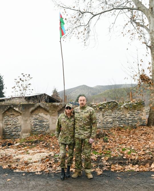 Prezident İlham Əliyev və birinci xanım Mehriban Əliyeva Qubadlı və Zəngilan rayonlarında olublar (FOTO/VİDEO) - Gallery Image