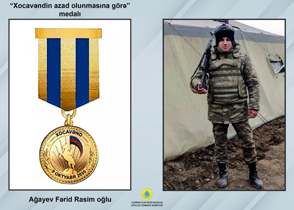 Vətən müharibəsində Dövlət Gömrük Komitəsinin 60 nəfər əməkdaşı iştirak edib- FOTOLAR