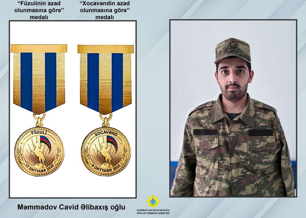 Vətən müharibəsində Dövlət Gömrük Komitəsinin 60 nəfər əməkdaşı iştirak edib- FOTOLAR
