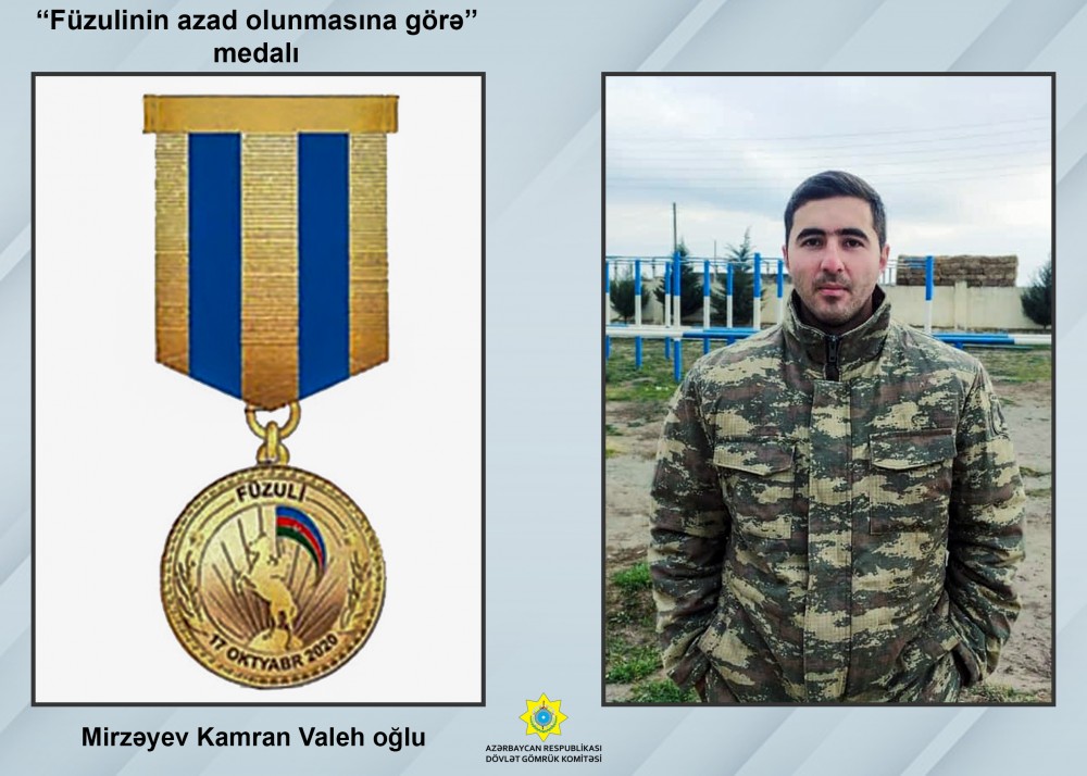 Vətən müharibəsində Dövlət Gömrük Komitəsinin 60 nəfər əməkdaşı iştirak edib- FOTOLAR