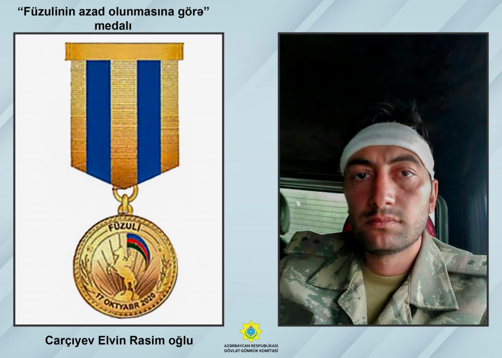 Vətən müharibəsində Dövlət Gömrük Komitəsinin 60 nəfər əməkdaşı iştirak edib- FOTOLAR