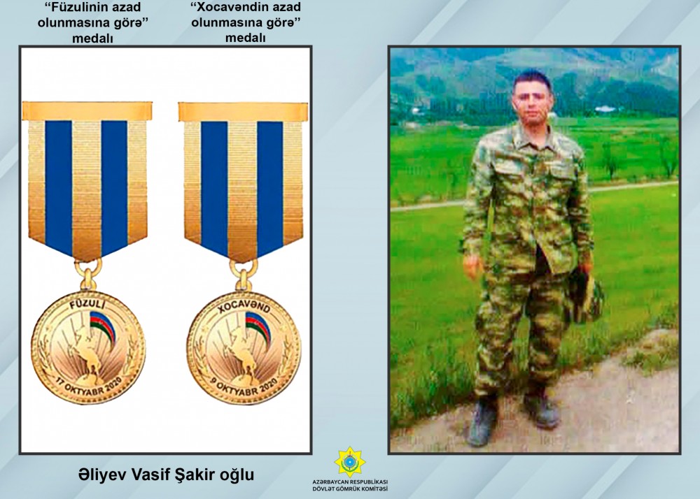 Vətən müharibəsində Dövlət Gömrük Komitəsinin 60 nəfər əməkdaşı iştirak edib- FOTOLAR