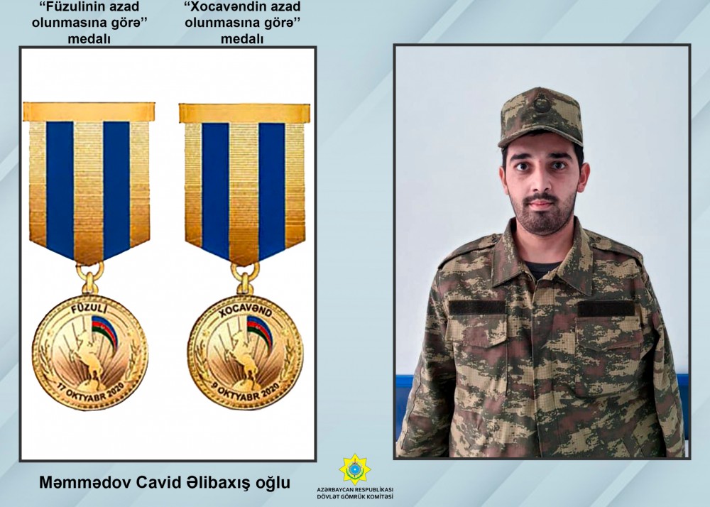 Vətən müharibəsində Dövlət Gömrük Komitəsinin 60 nəfər əməkdaşı iştirak edib- FOTOLAR