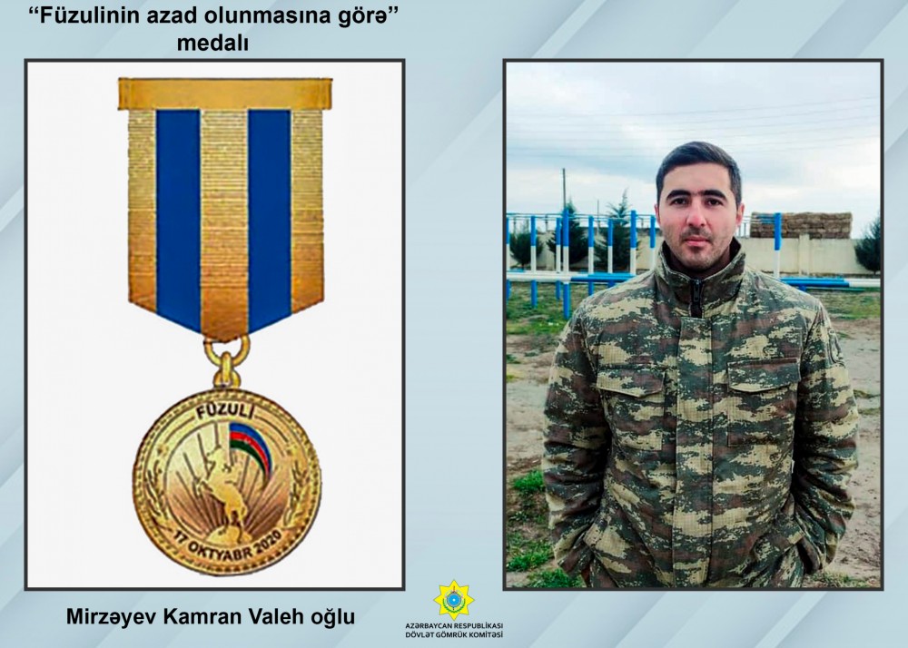 Vətən müharibəsində Dövlət Gömrük Komitəsinin 60 nəfər əməkdaşı iştirak edib- FOTOLAR
