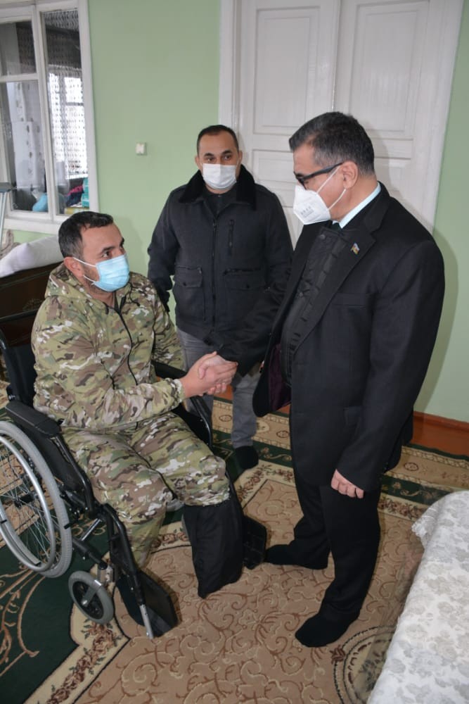 Novruz Aslanovun şəhid və qazi ailələri ilə görüşü davam edir- FOTOLAR