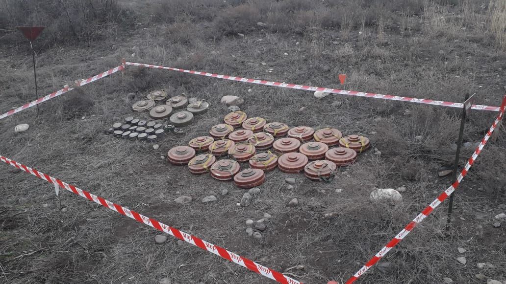 Cəbhəboyu ərazilərdə 579 ədəd mina aşkarlanaraq zərərsizləşdirilib - ANAMA (FOTO) - Gallery Image