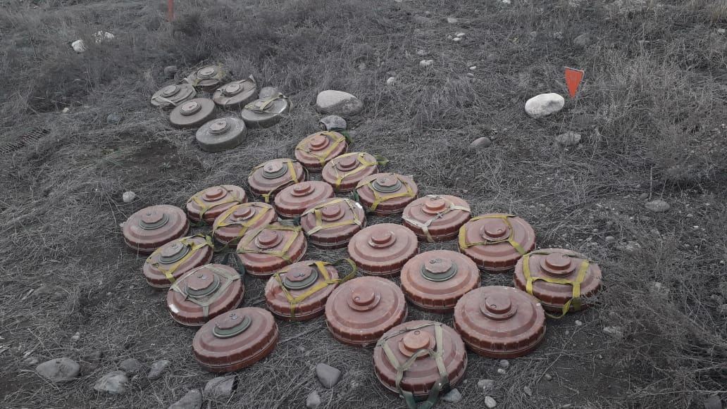 Cəbhəboyu ərazilərdə 579 ədəd mina aşkarlanaraq zərərsizləşdirilib - ANAMA (FOTO) - Gallery Image