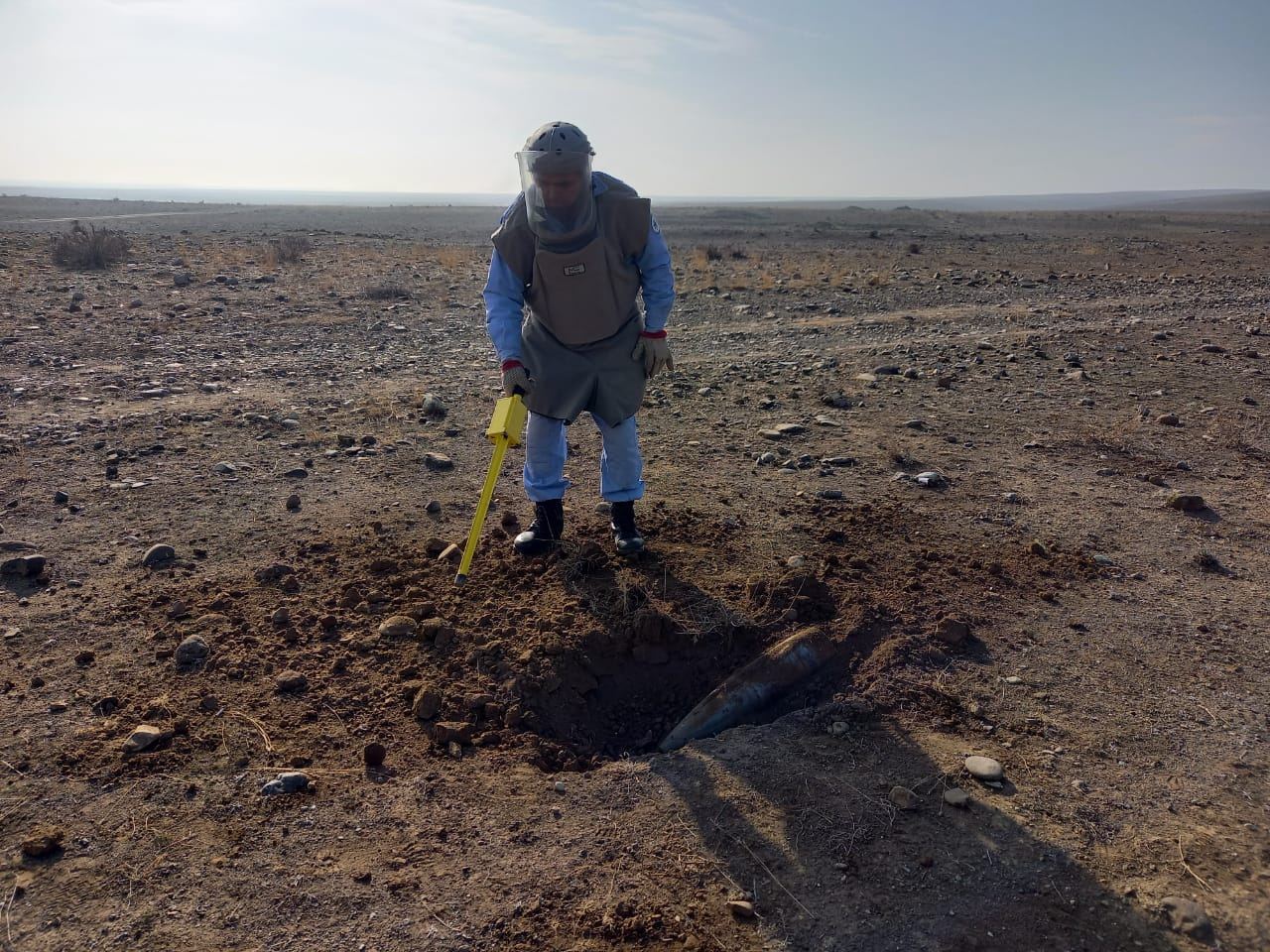 Cəbhəboyu ərazilərdə 579 ədəd mina aşkarlanaraq zərərsizləşdirilib - ANAMA (FOTO) - Gallery Image