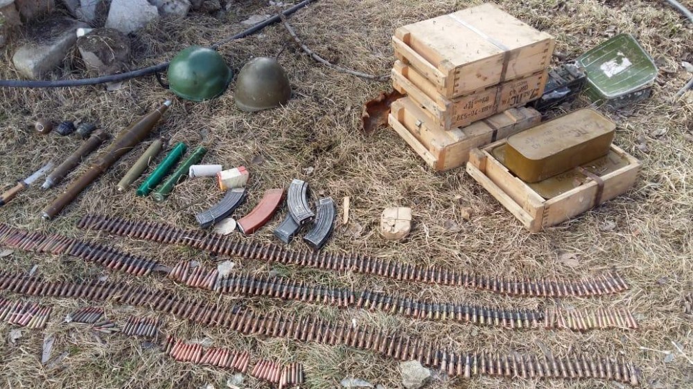 Ermənilərin Şuşada basdırdıqları raketlər, mərmilər və minalar aşkarlandı- FOTOLAR