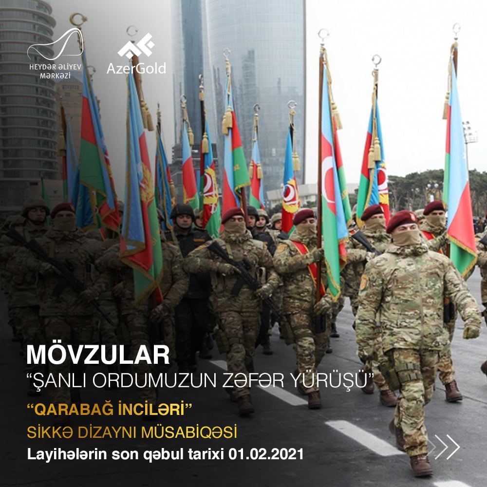 “Qarabağ inciləri” sikkə dizaynı müsabiqəsinə qoşulmaq üçün son 6 gün (FOTO) - Gallery Image