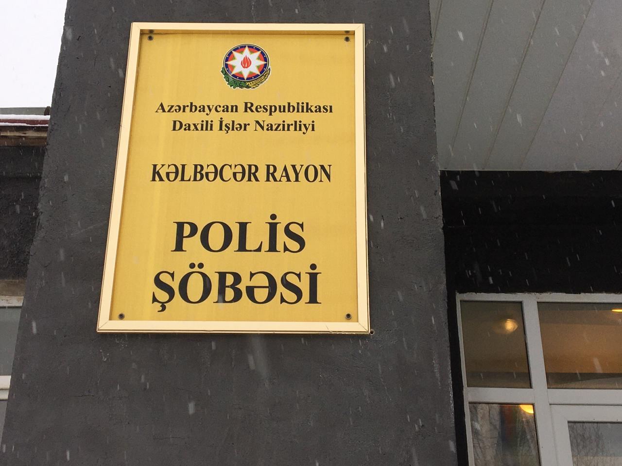 Kəlbəcərdə polisin xidmət şəraiti yaxşılaşdırılıb (FOTO) - Gallery Image