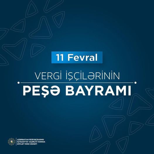 Mikayıl Cabbarov Dövlət Vergi Xidmətinin əməkdaşlarını peşə bayramları münasibətilə təbrik edib - Gallery Image