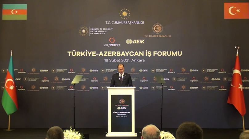 Ankarada Türkiyə-Azərbaycan biznes forumu keçirilib (FOTO) (ƏLAVƏ OLUNUB) - Gallery Image
