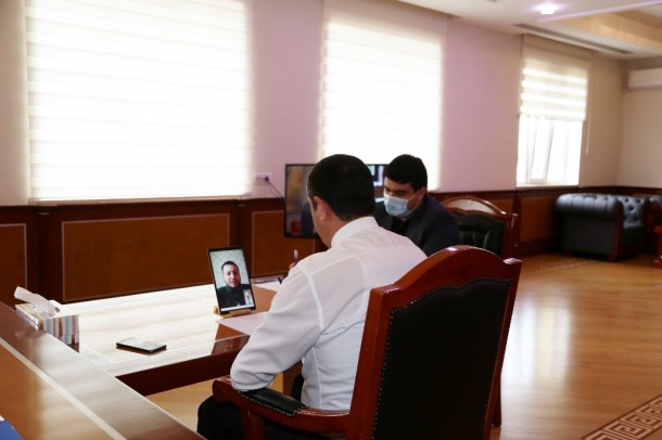 Mahir Abbaszadə seçicilərlə növbəti videoqəbul keçirdi- FOTOLAR