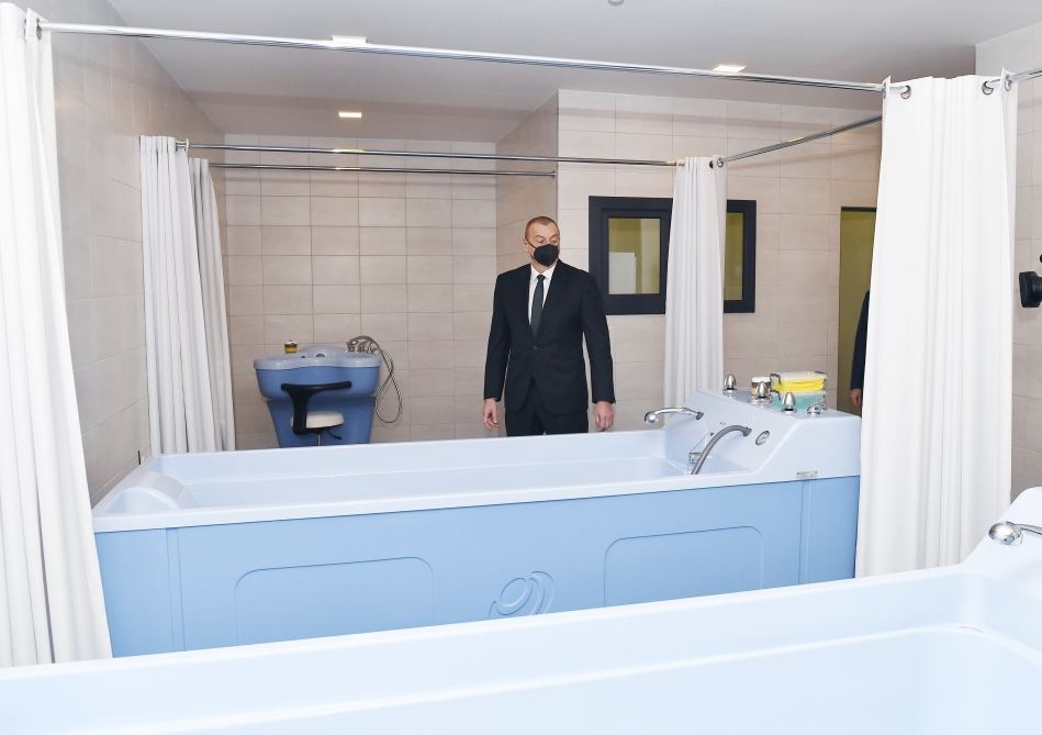 Prezident İlham Əliyev Şağan Reabilitasiya Pansionatının açılışında iştirak edib (FOTO) - Gallery Image