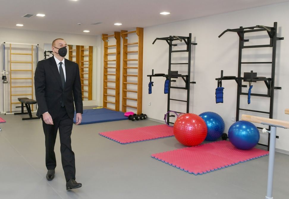 Prezident İlham Əliyev Şağan Reabilitasiya Pansionatının açılışında iştirak edib (FOTO) - Gallery Image