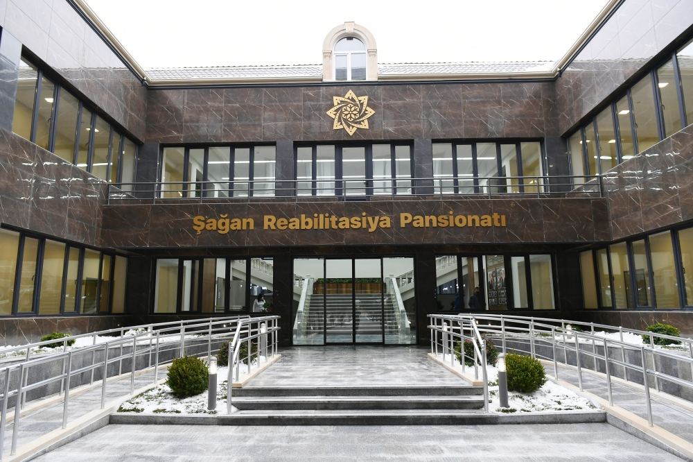 Prezident İlham Əliyev Şağan Reabilitasiya Pansionatının açılışında iştirak edib (FOTO) - Gallery Image