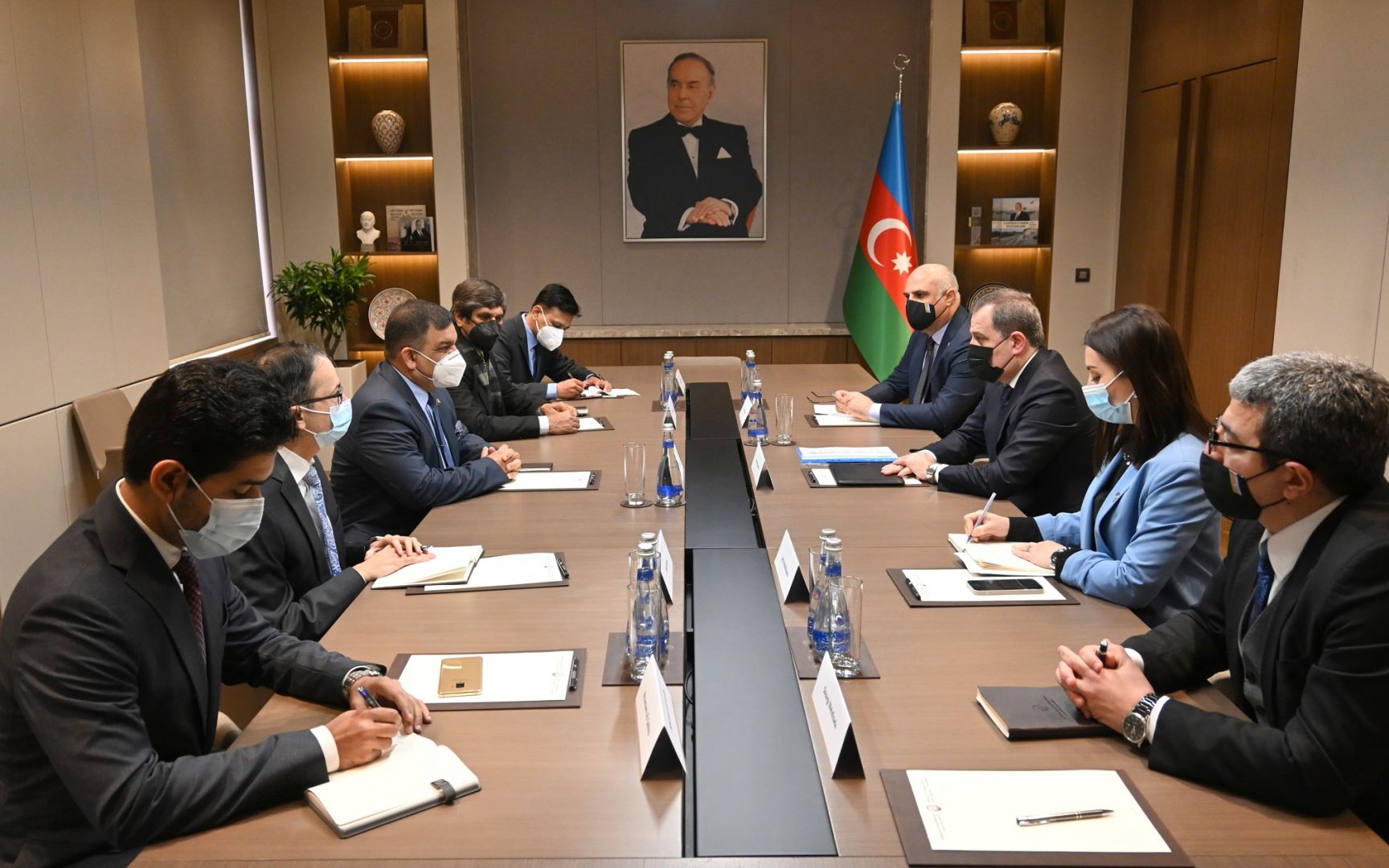 Pakistanın Sərhəd İşləri Təşkilatının Baş direktoru Bakıya gəlib (FOTO) - Gallery Image