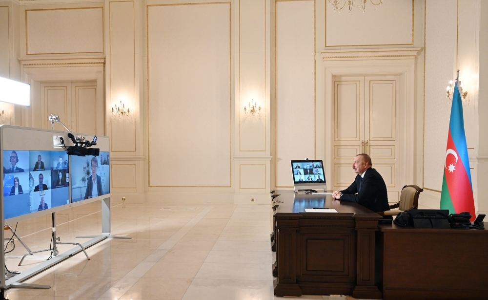 Prezident İlham Əliyev Avropa Yenidənqurma və İnkişaf Bankının yeni prezidentini qəbul edib (FOTO) - Gallery Image