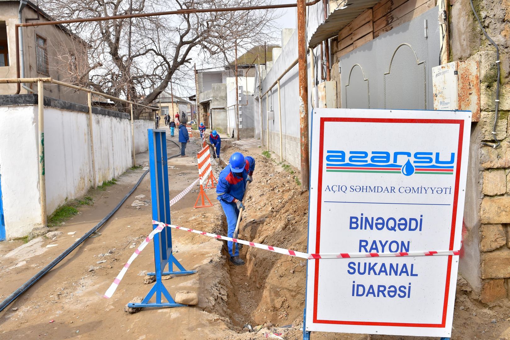 Binəqədidə 1000-ə yaxın sakinin içməli su təchizatı əsaslı şəkildə yaxşılaşacaq - Yeni layihə (FOTO) - Gallery Image
