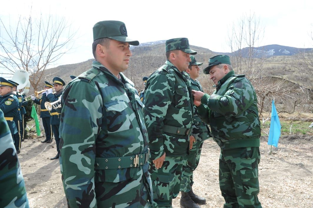 Ermənistanla dövlət sərhədində yeni hərbi hissə fəaliy­yə­tə başlayıb (FOTO) - Gallery Image