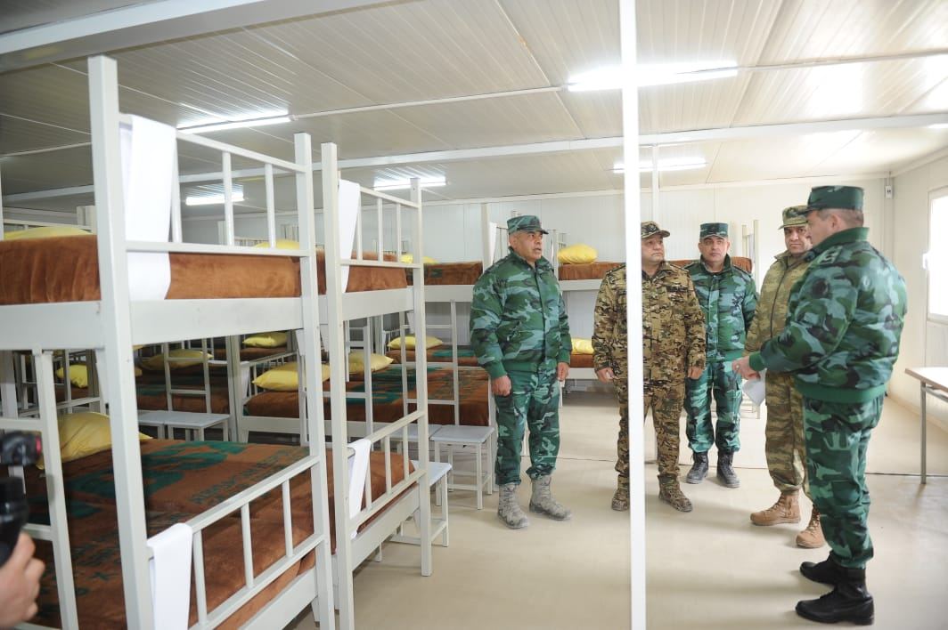 Ermənistanla dövlət sərhədində yeni hərbi hissə fəaliy­yə­tə başlayıb (FOTO) - Gallery Image