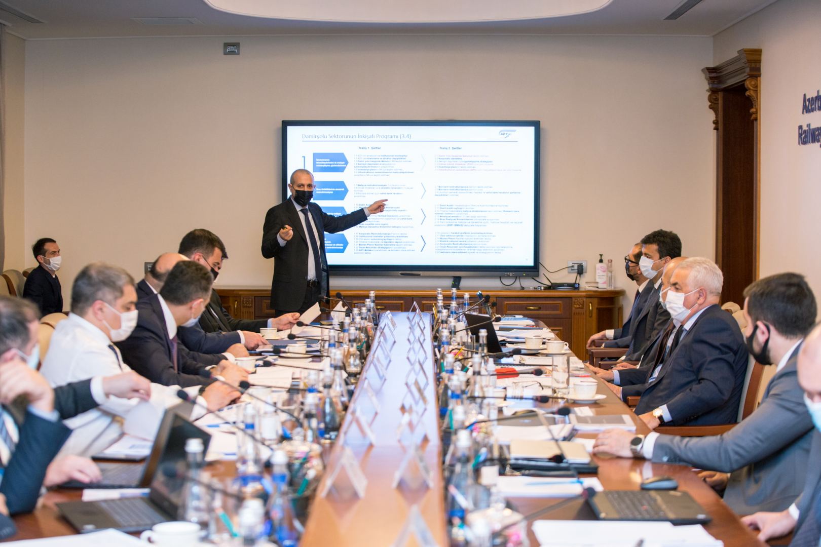 “Azərbaycan Dəmir Yolları” QSC-nin Müşahidə Şurasının ilk iclası keçirilib (FOTO) - Gallery Image