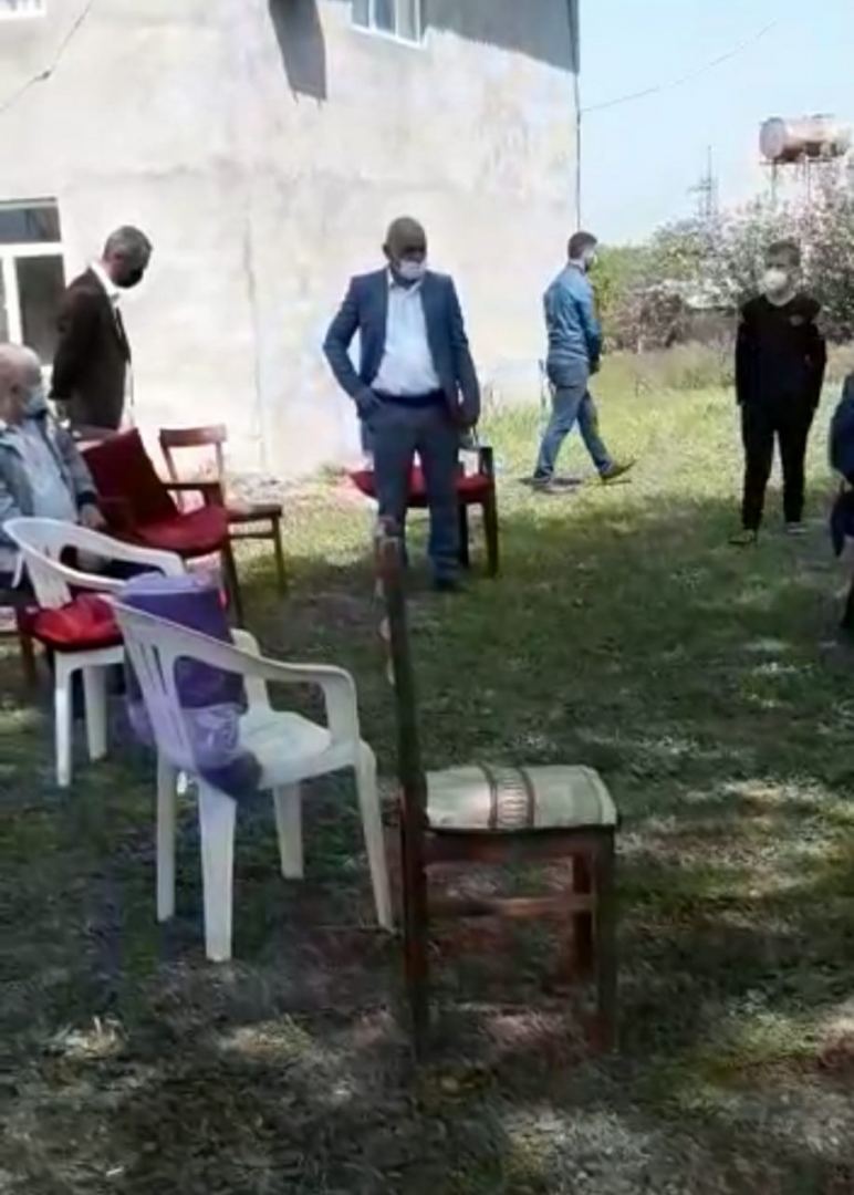 Masallıda yas mərasimi dayandırılıb, 7 nəfər cərimələnib (FOTO) - Gallery Image