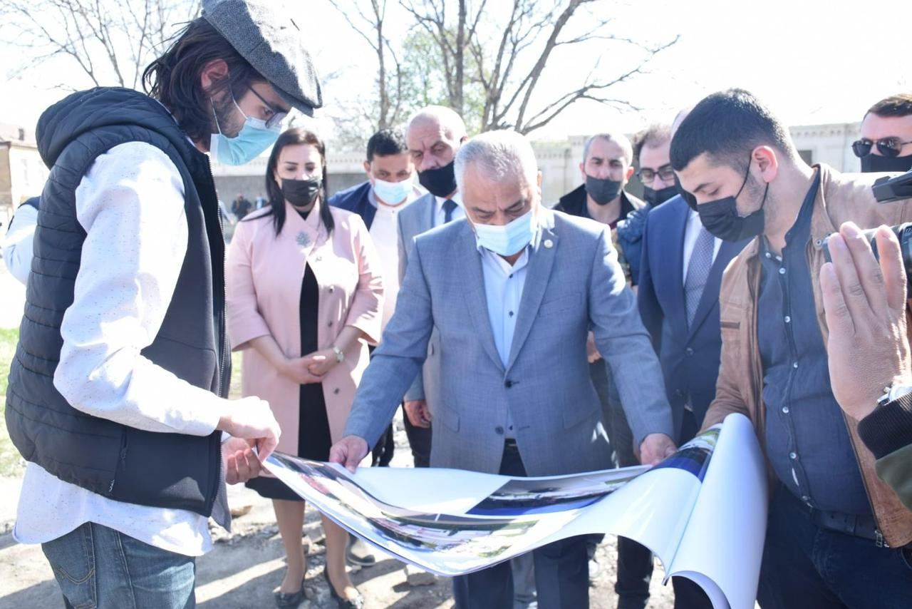 Qubada Türkiyə-Azərbaycan Qardaşlıq Parkı tikilir (FOTO) - Gallery Image