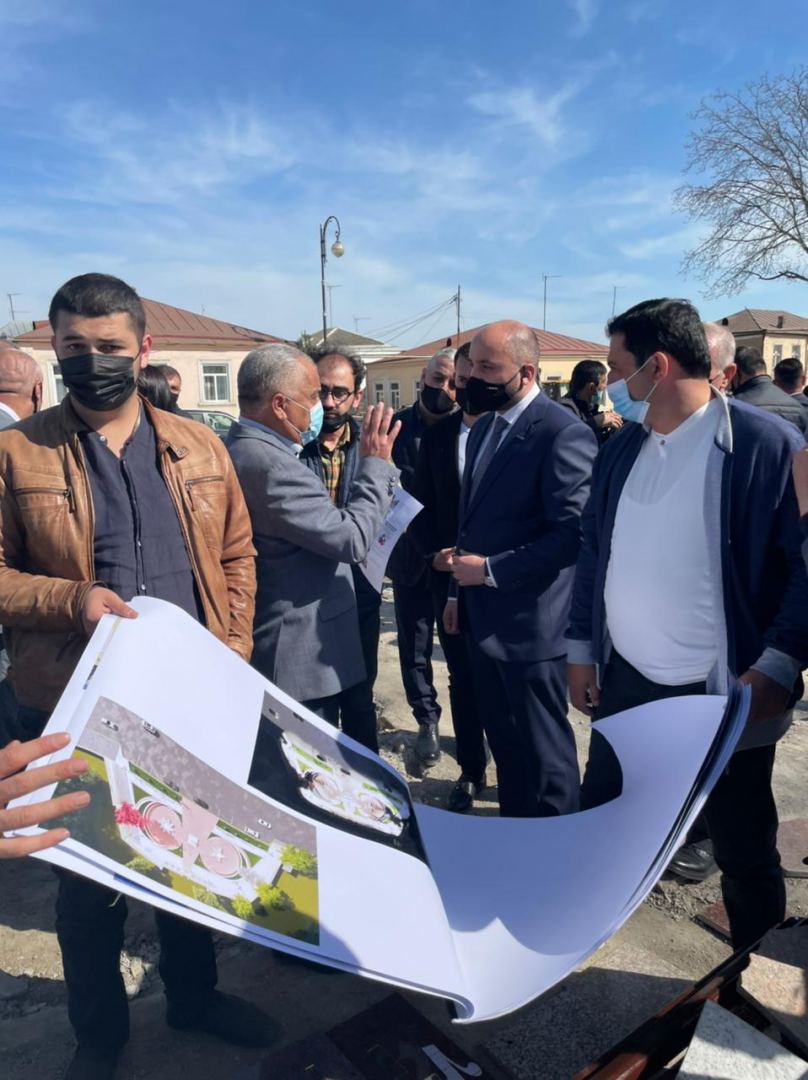 Qubada Türkiyə-Azərbaycan Qardaşlıq Parkı tikilir (FOTO) - Gallery Image