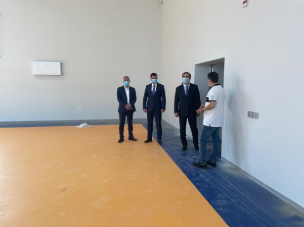 Niyazi Bayramov aparılan tikinti və abadlıq işlərinin gedişatı ilə tanış oldu- FOTOLAR