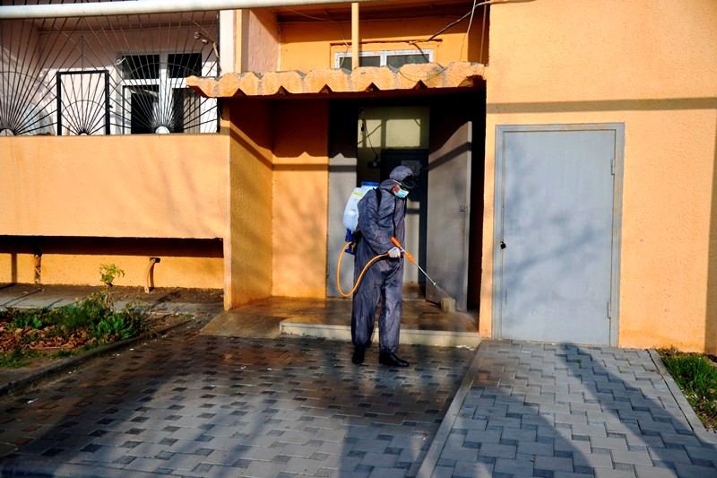 Bakının küçələri növbəti dəfə dezinfeksiya edilir (FOTO) - Gallery Image