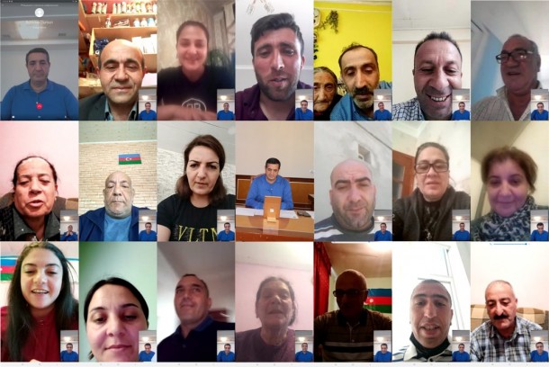 Mahir Abbaszadə seçicilərlə növbəti videoqəbul keçirdi- FOTOLAR