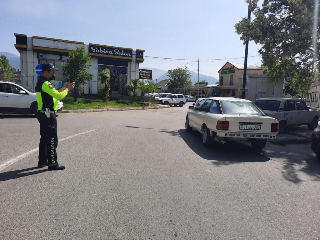 Yol polisi İsmayıllıda reyd keçirib (FOTO) - Gallery Image