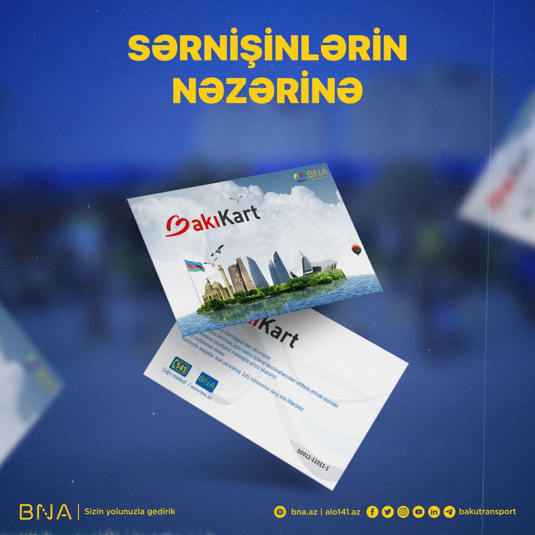 Bakıda daha bir avtobus kartla ödənişə keçir - Gallery Image